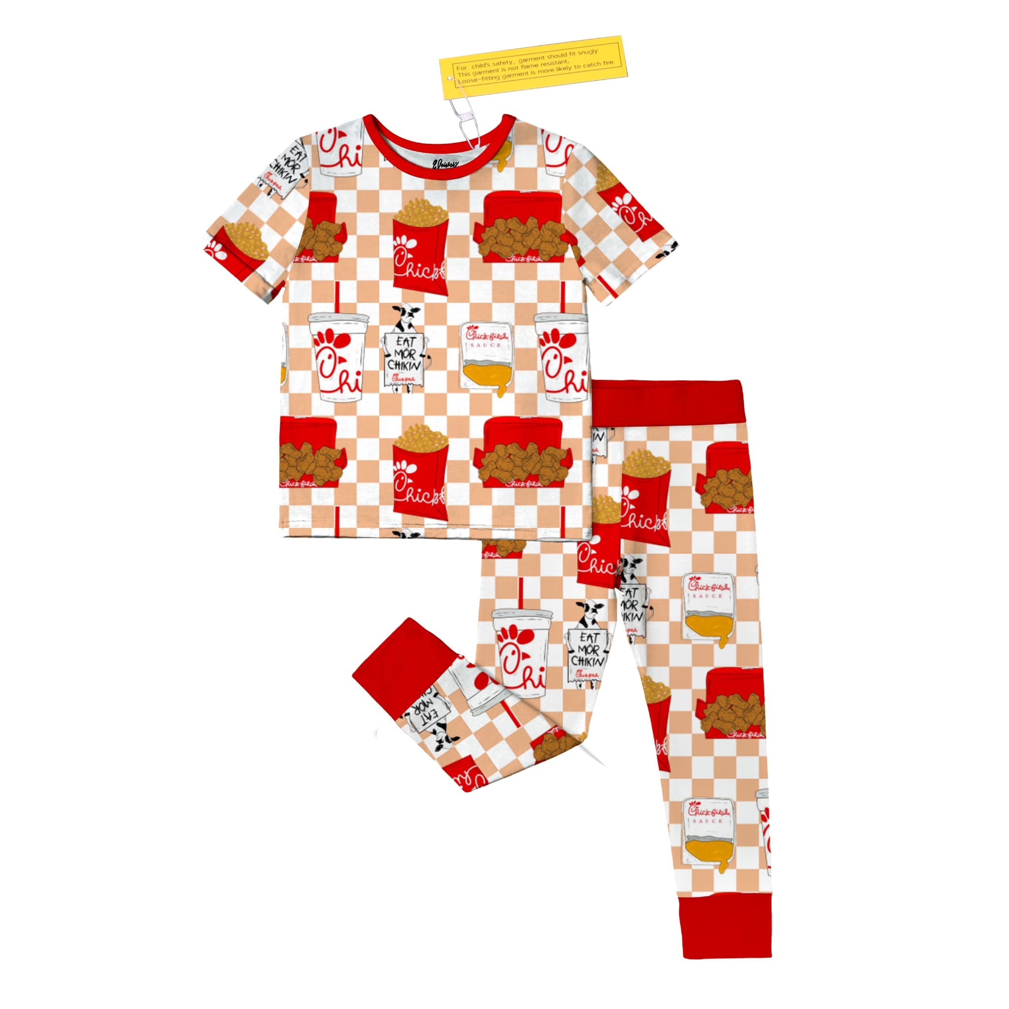 EAT MOR CHIKIN 2 Piece Short Sleeve and Pants