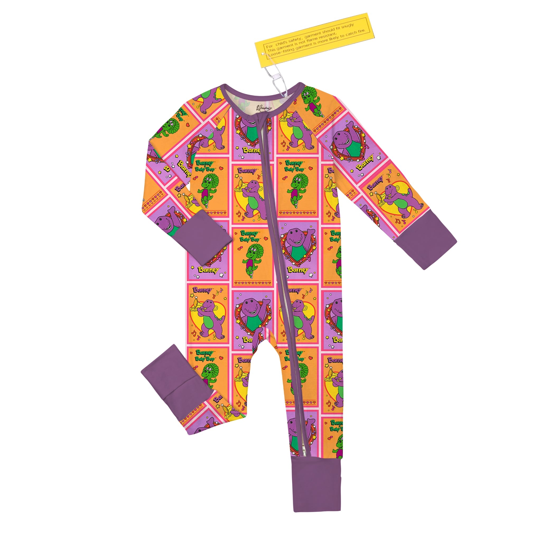 Barney and Friends Long Sleeve Convertible Zippy