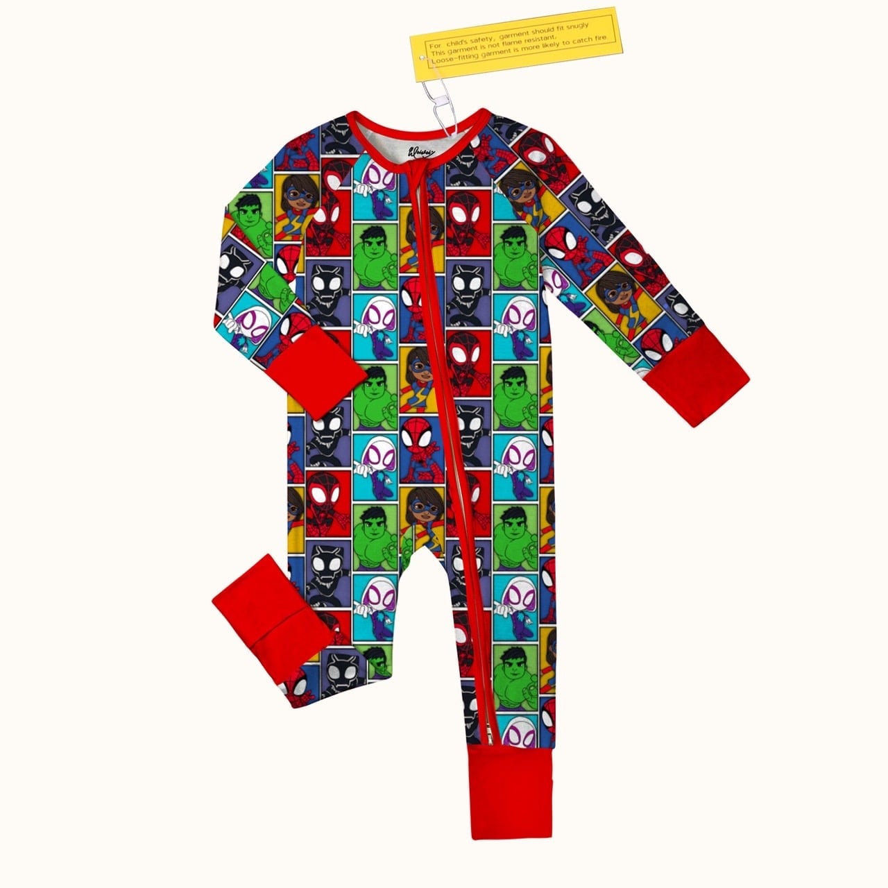 Mighty Jr. Heros Long Sleeve Convertible Zippy