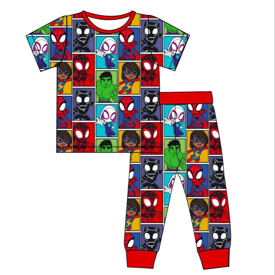 Mighty Jr. Heros - 2 Piece Set Short Sleeve and Pants