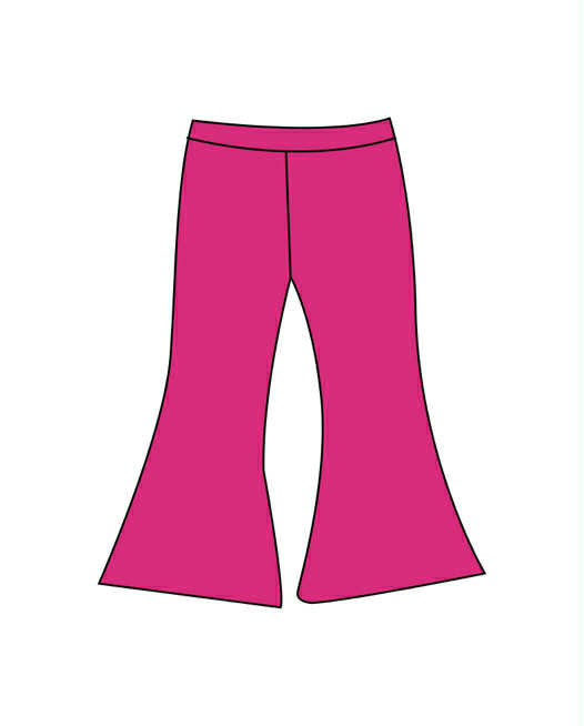 Bubblegum - Adult Flare Pants