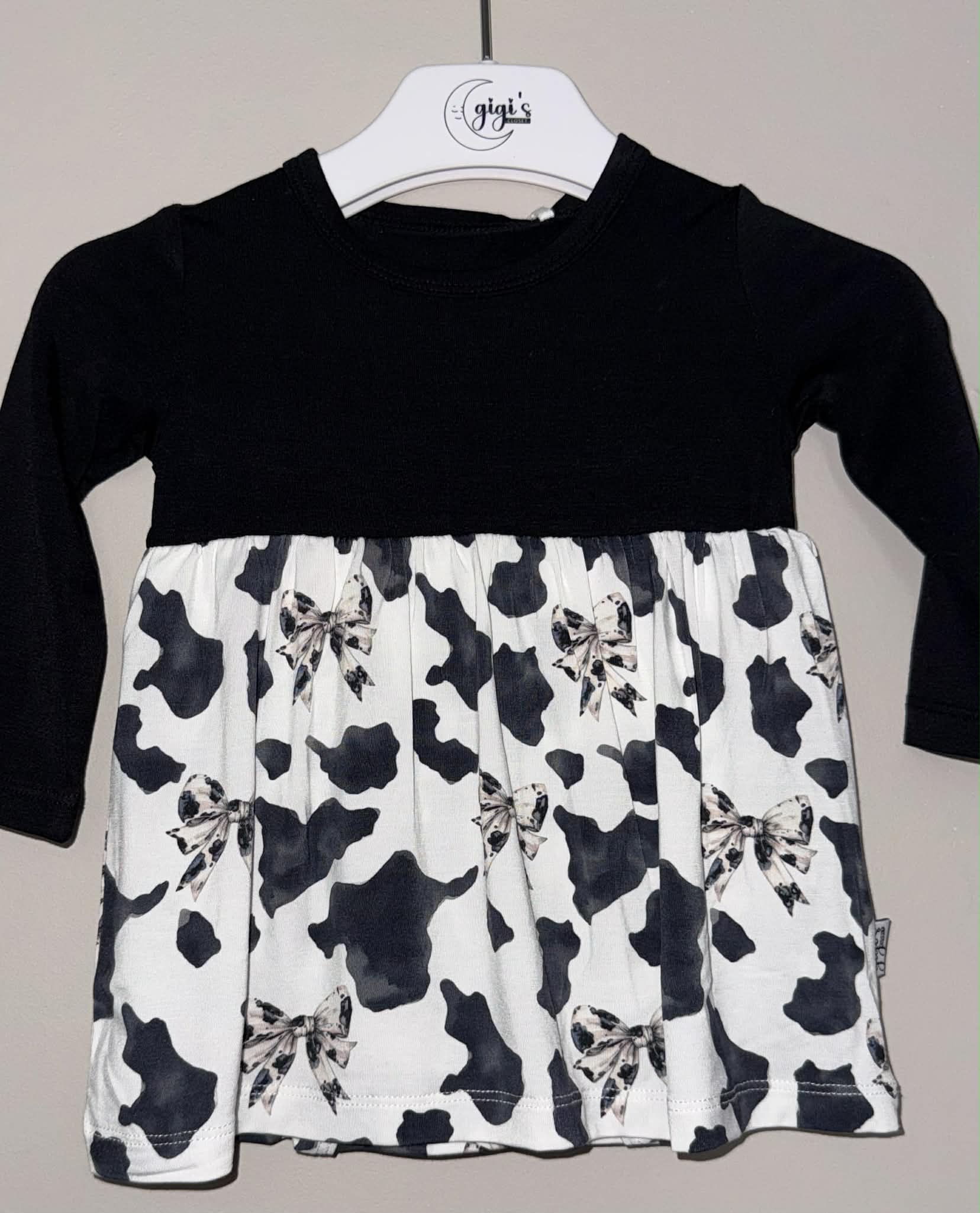 Cows (Solid) - Bodysuit Twirl