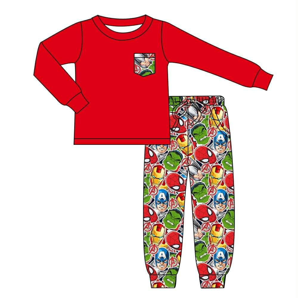 Hero Masks - 2 Piece Jogger Set with Pocket Tee