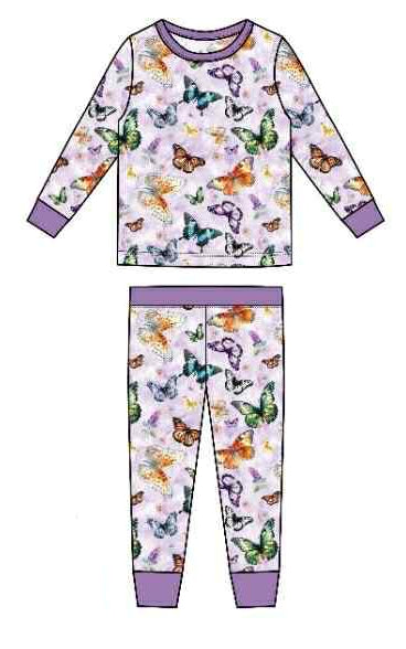 Brooklynn - 2 Piece PJ Set Long Sleeve and Pants