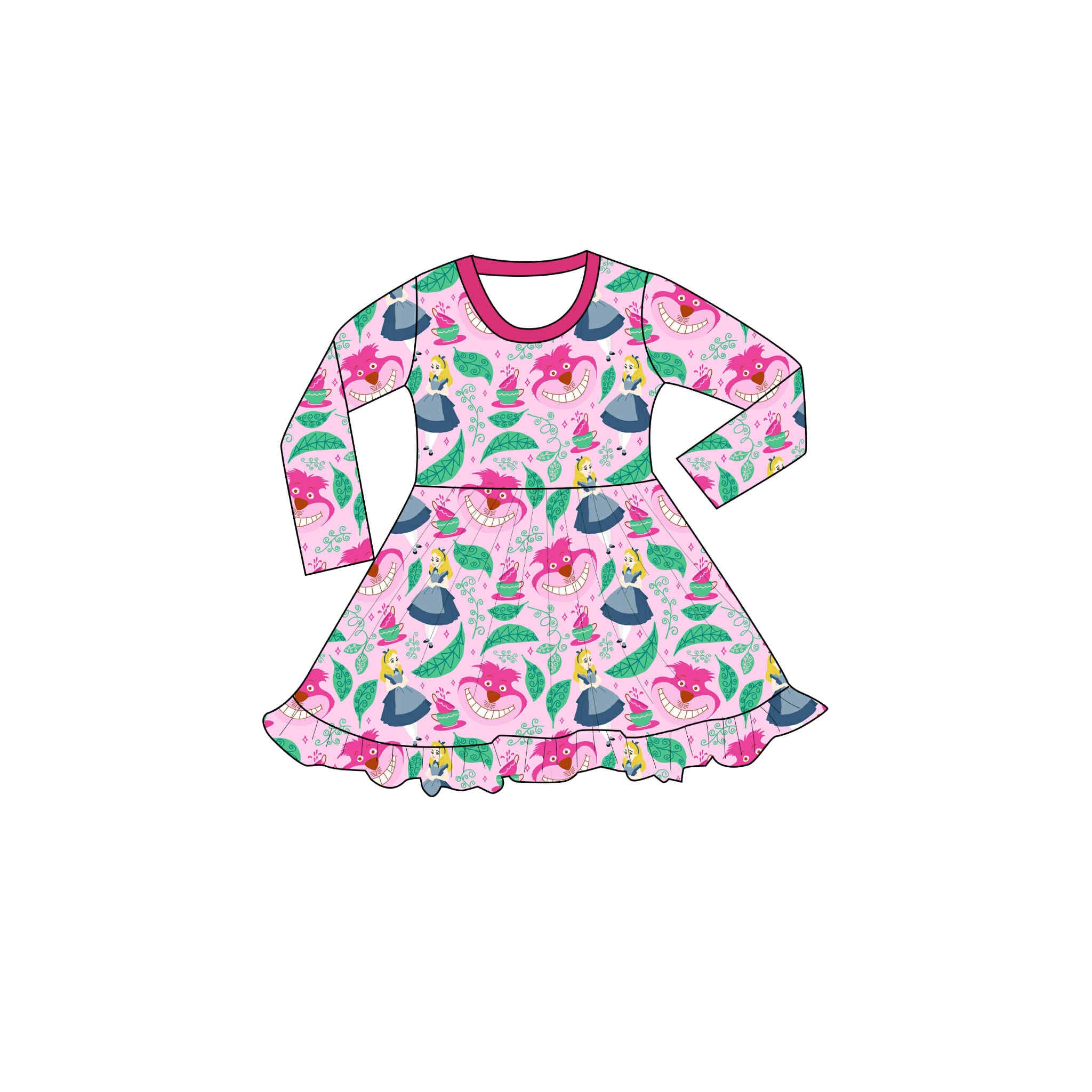 We're All Mad Here - Twirl Dress