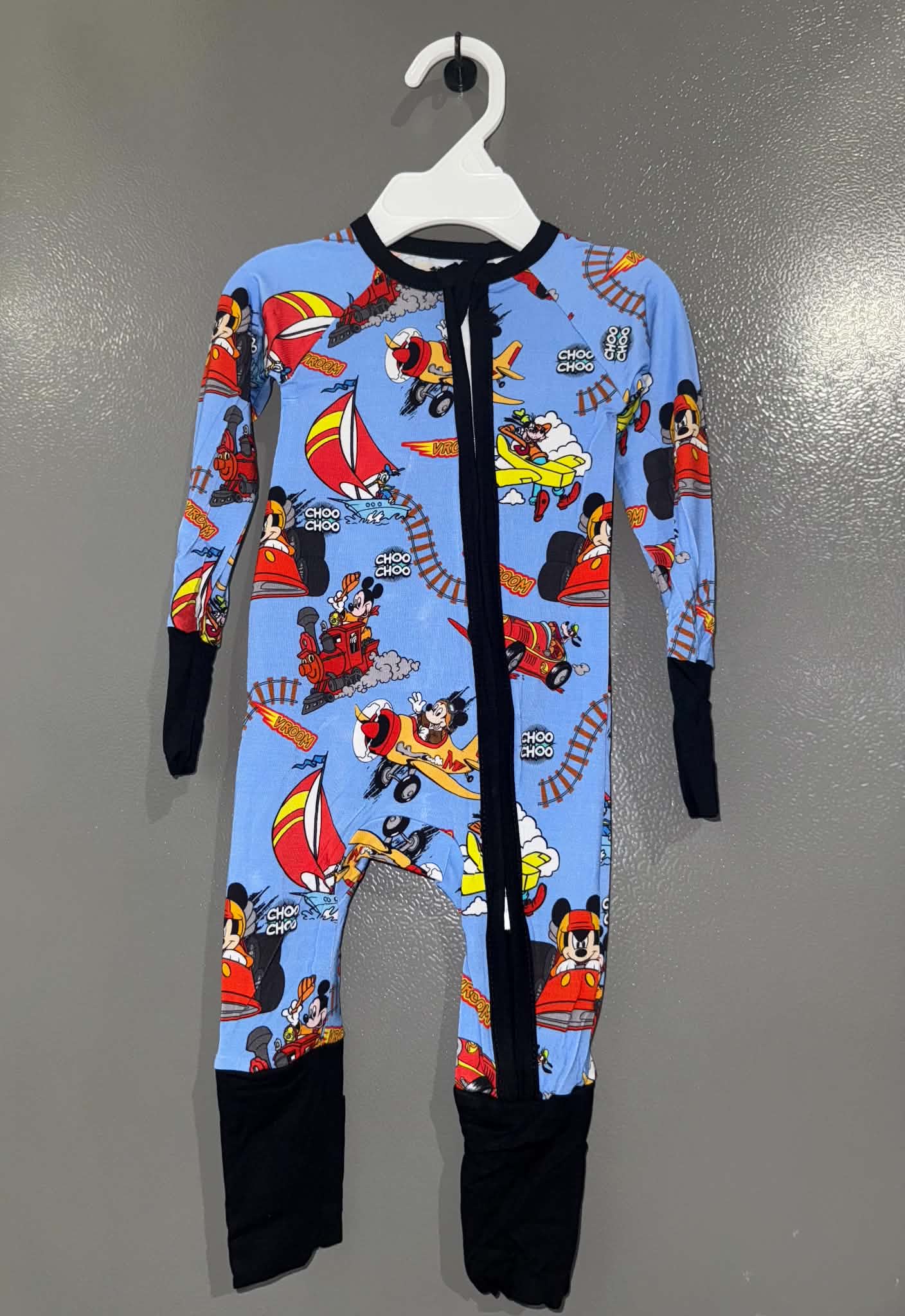 Retro Transport - Long Sleeve Zippy