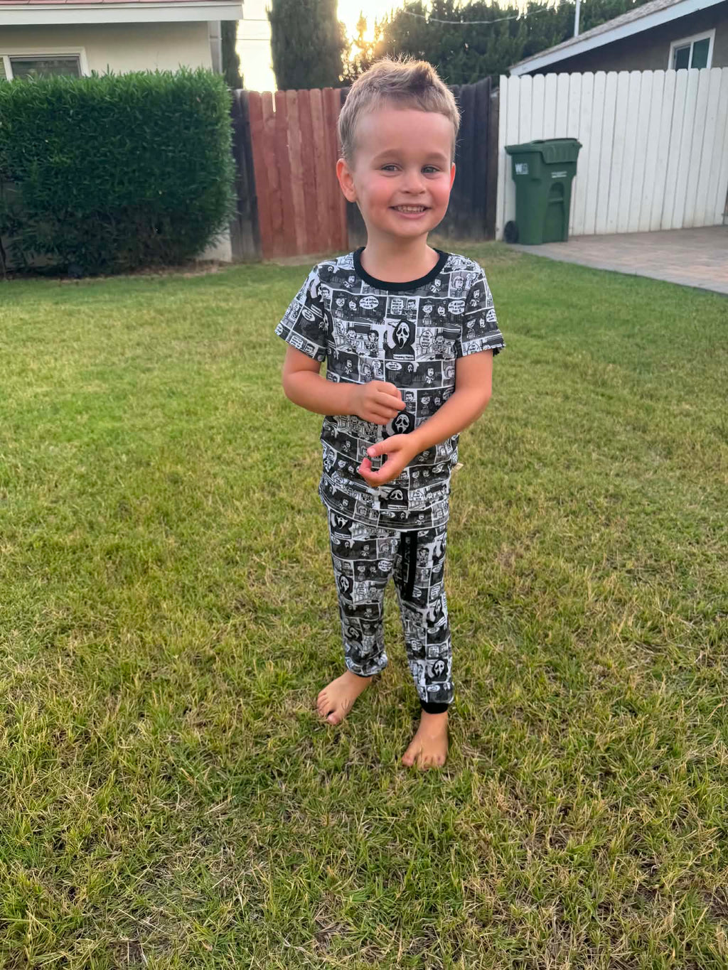 Screaming Peanuts - 2 Piece PJ Set Short Sleeve and Pants