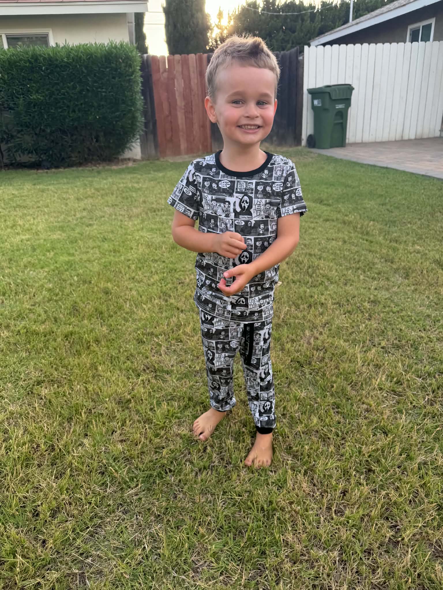 Screaming Peanuts - 2 Piece PJ Set Short Sleeve and Pants