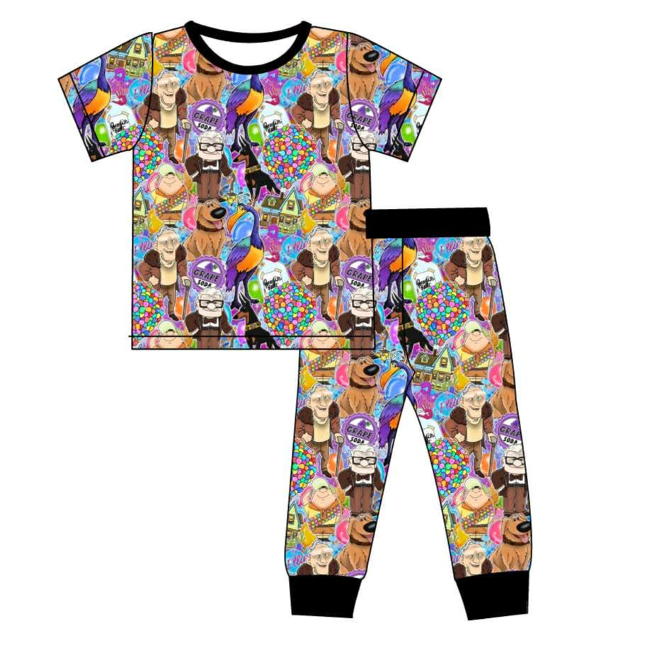 Grape Soda - 2 Piece Set Short Sleeve and Shorts