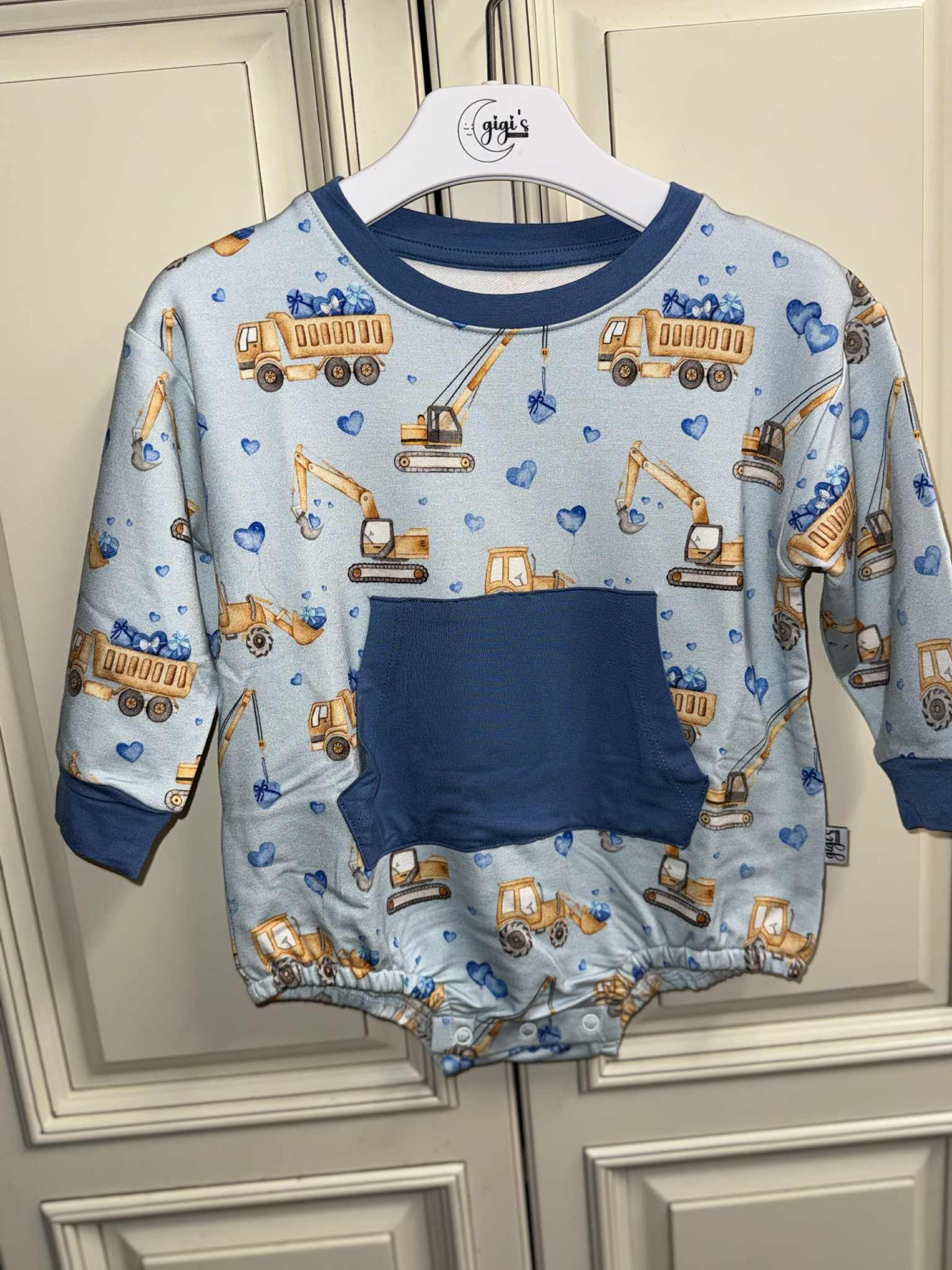 Valentine's Construction - Long Sleeve Bubble