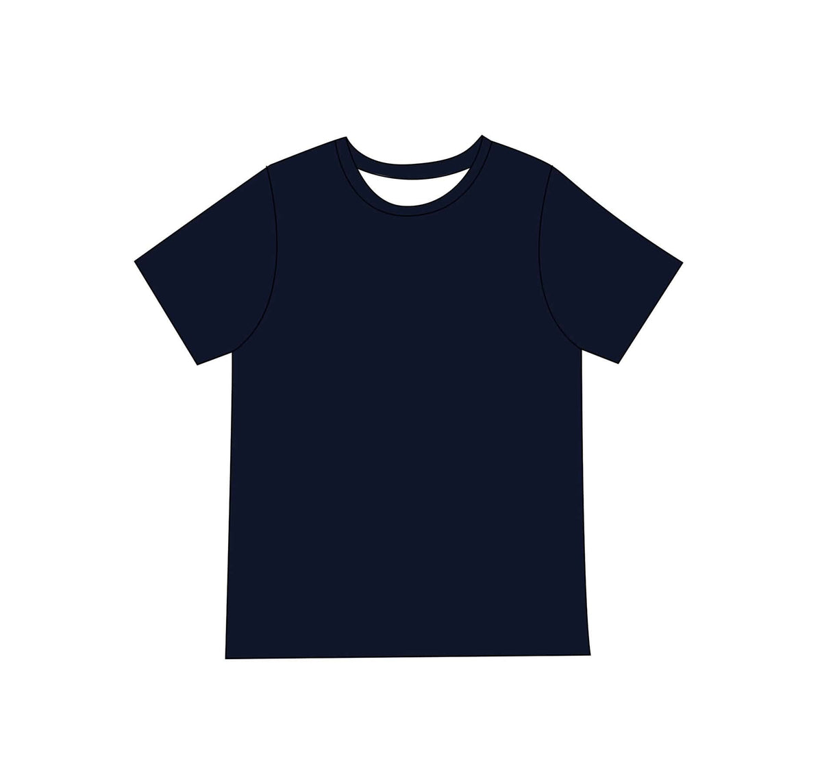Men’s Navy - Solid Bamboo T-shirt