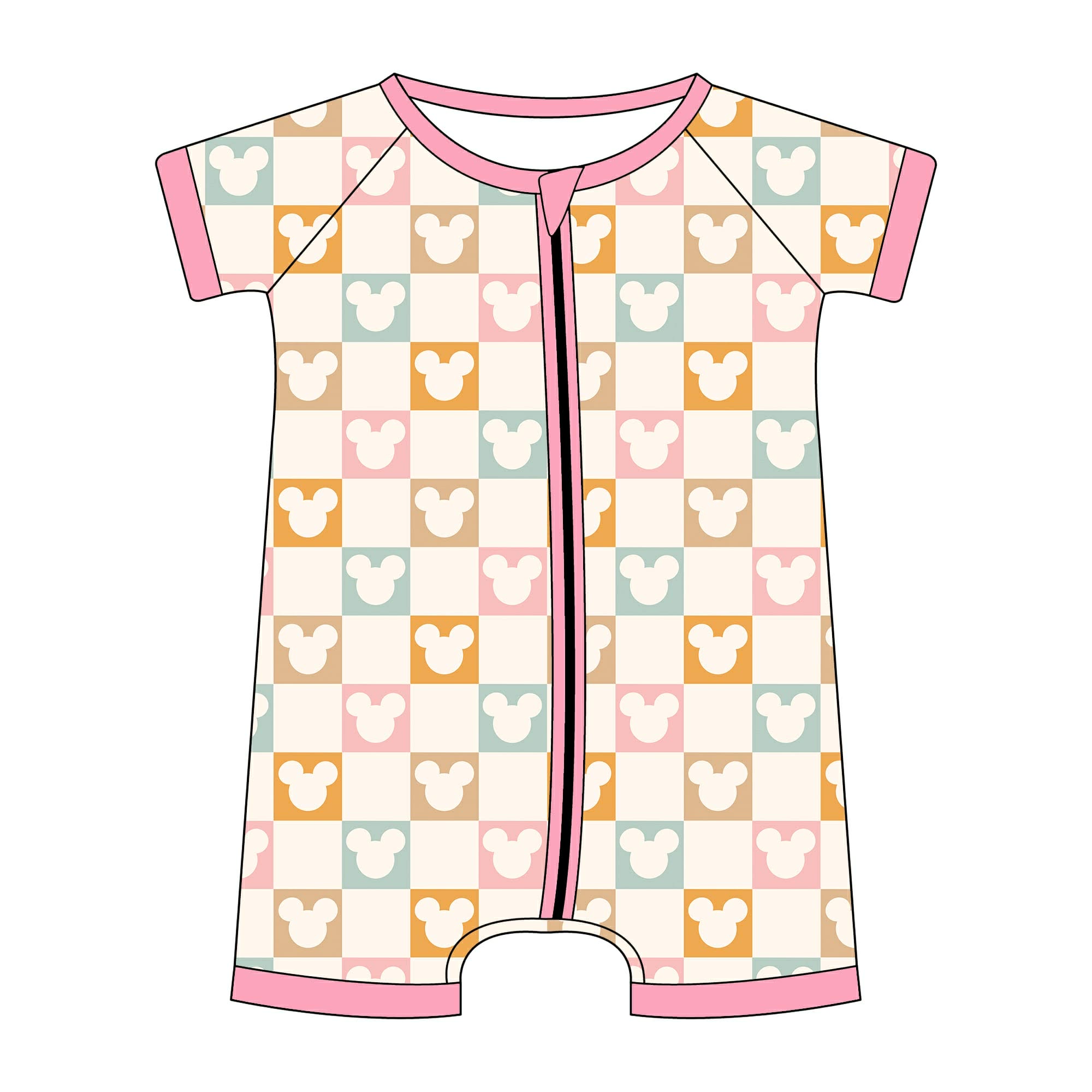 Pastel Mouse - Short Sleeve Shorty