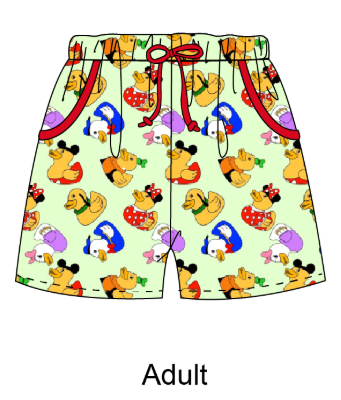 Fab Duckies - Adult Shorts