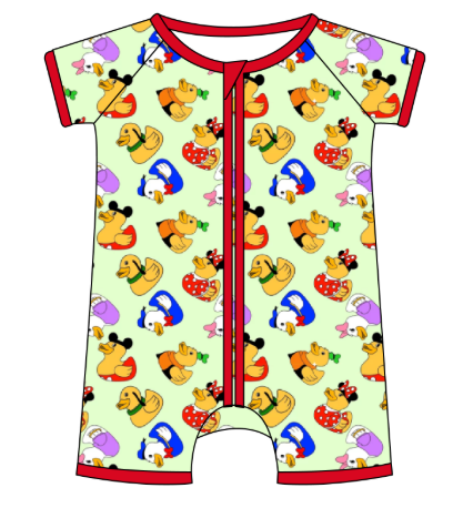 Fab Duckies - Short Sleeve Shorty
