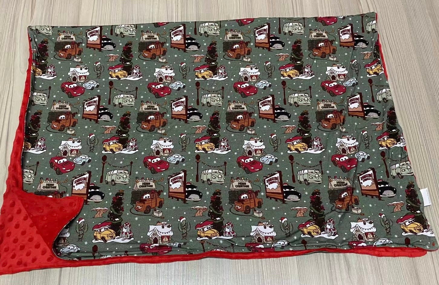 HOLIDAY PIT STOP 30x40 BLANKET