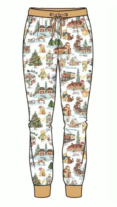 PRE-ORDER - Winter Wonder Pooh - Adult Joggers