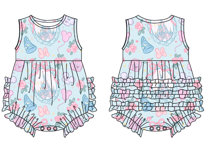 Castle Dreams - Tank Bubble with Ruffles