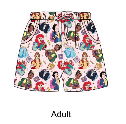 Beauty and Brains - Adult Shorts