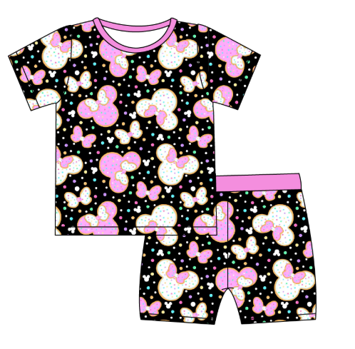 Minnie's Treats - 2 Piece PJ Set Short Sleeve and Shorts