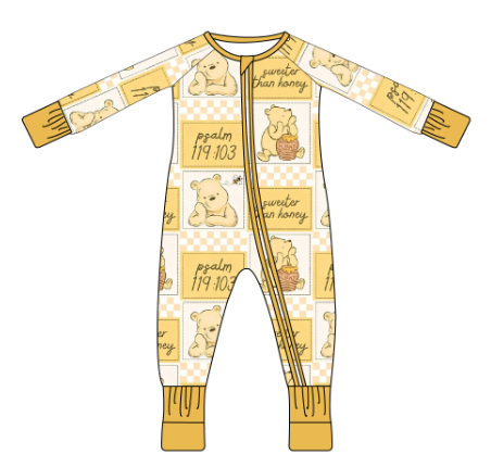 Sweeter Than Honey - Long Sleeve Zippy