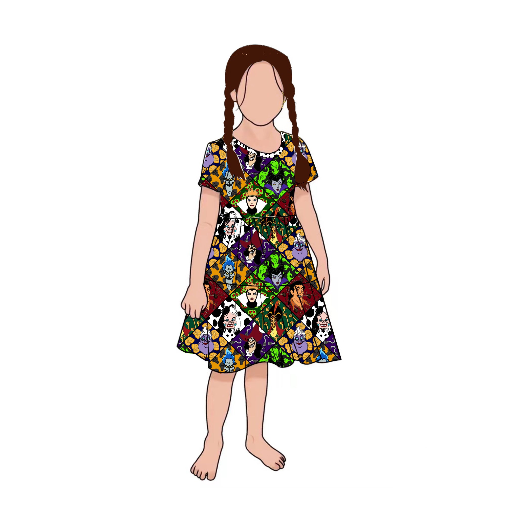 Villain Vibes Twirl Dress